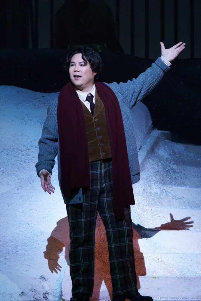 Hansung Yoo as Marcello in Puccini's 'La Bohème' at the Metropolitan Opera, New York