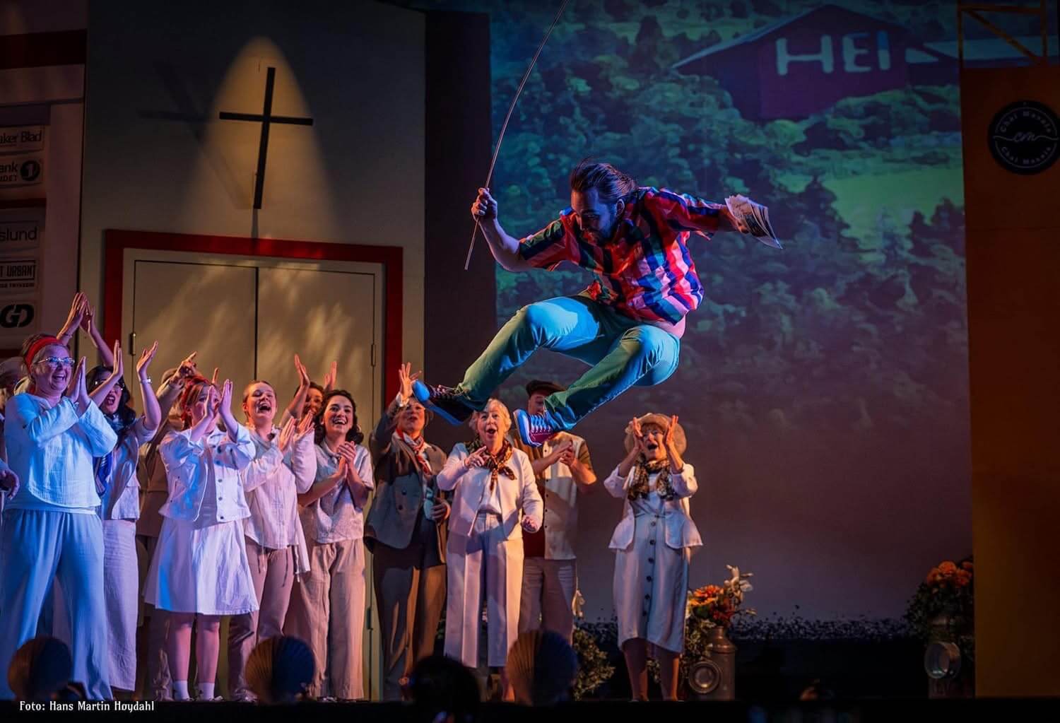 Simen Bredesen as Beppo in 'Pagliacci' at Ringsakeroperaen (2024)