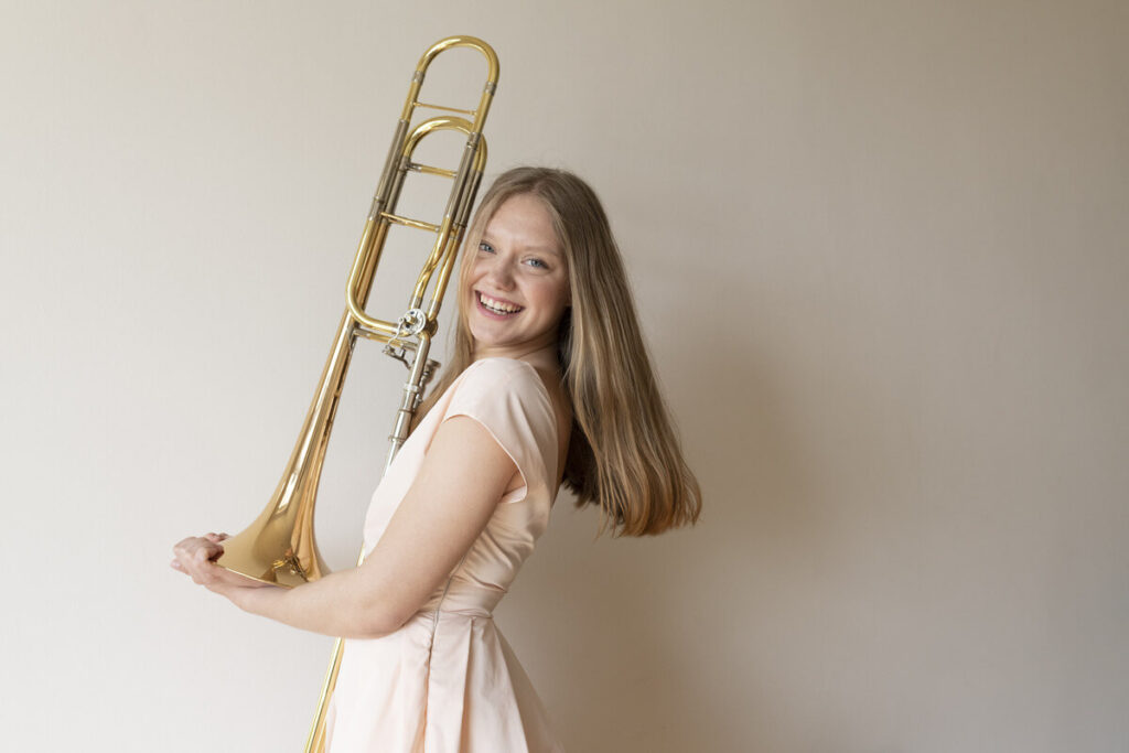 Polina Tarasenko, trombone