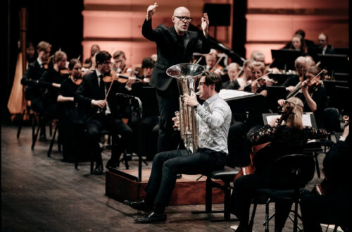 August Schieldrop w. Bergen Youth Orchestra in Mar. 2022