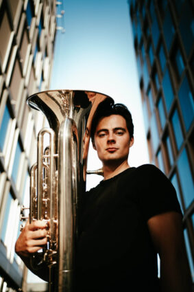 August Schieldrop, tubist