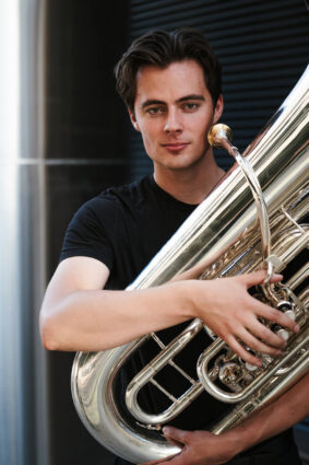 August Schieldrop, tubist