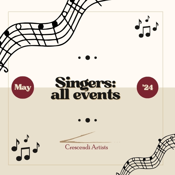 All events in May 2024: Singers