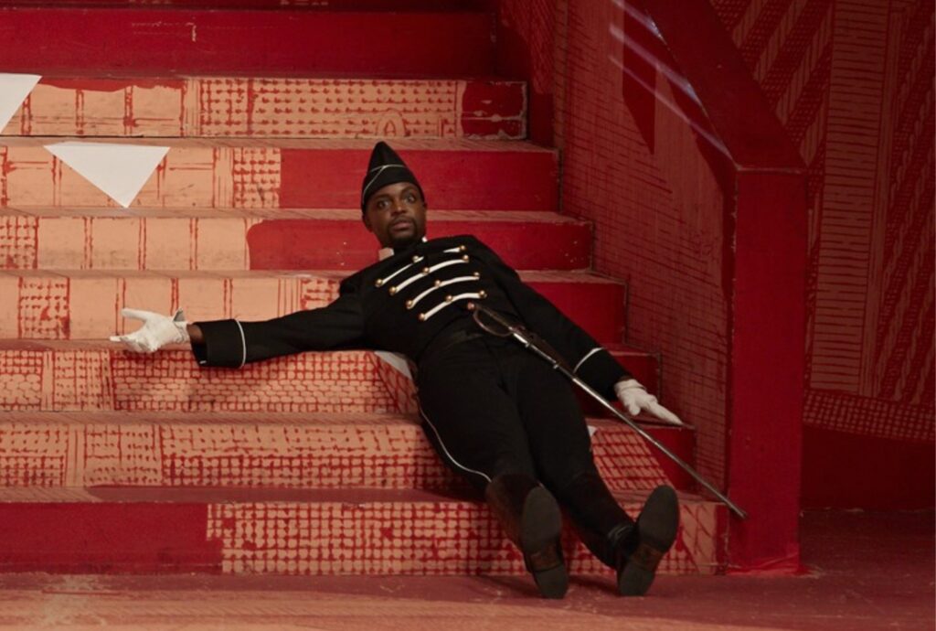 Sunnyboy Dladla as Il Conte in Il Barbiere di Siviglia at Staatsoper Stuttgart (2018/19)