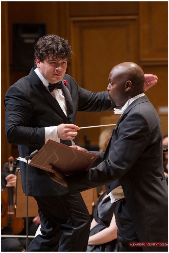 Sunnyboy Dladla sings in 'Carmina burana' at the Bucharest Radio Festival