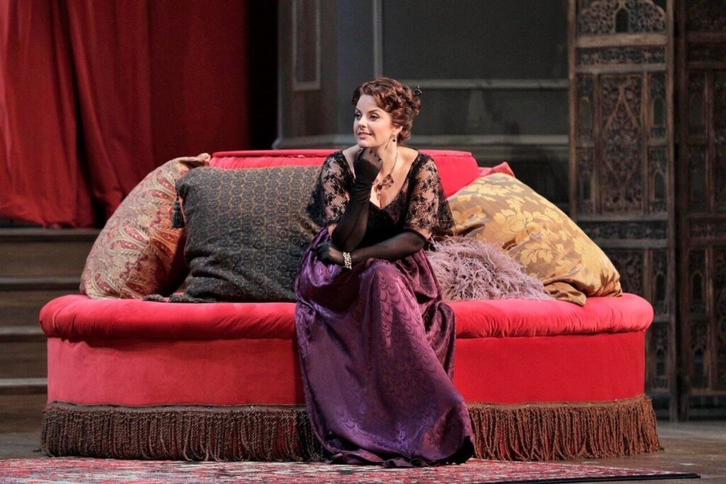 Soprano Celine Byrne in La Rondine at the Minnesota Opera