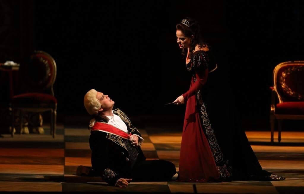Soprano Celine Byrne in Tosca at the Mikhailovsky Opera and Ballet Theatre in Saint Petersburg