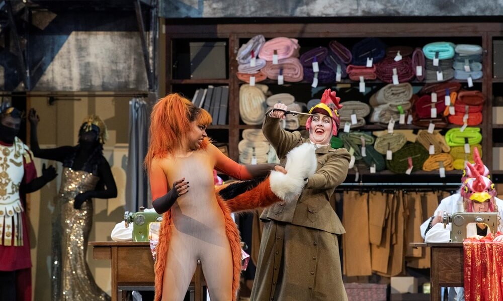Tone Kummervold in The Cunning Little Vixen at the Norwegian Opera & Ballet