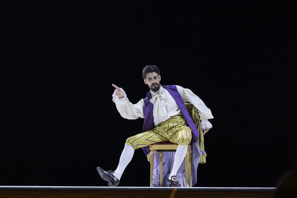 Maurizio Bove as Il Conte Robinson in Il matrimonio segreto at Teatro di San Carlo, Naples (2025)