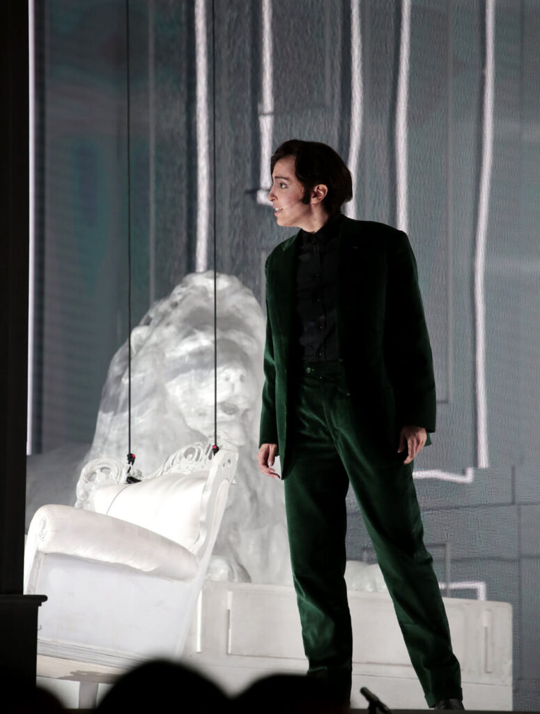 Marta Pluda as Enrico - Elisabetta regina d'Inghilterra - Rossini Opera Festival 2021 © Photo by Amati Bacciardi