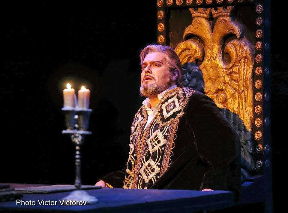 Petar Naydenov as Filippo II in Don Carlo at Sofia Opera (2015)