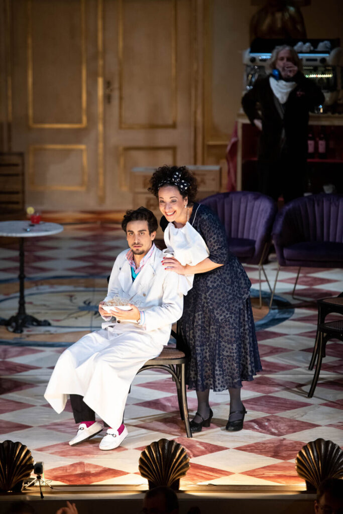 Rosa Bove as Fidalma in 'Matrimonio Segreto' at Hans Otto Theater Potsdam (2022)